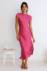 One Last Song Maxi Dress Fuchsia