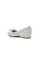 Lace Flats Sandal with Bow Bridal